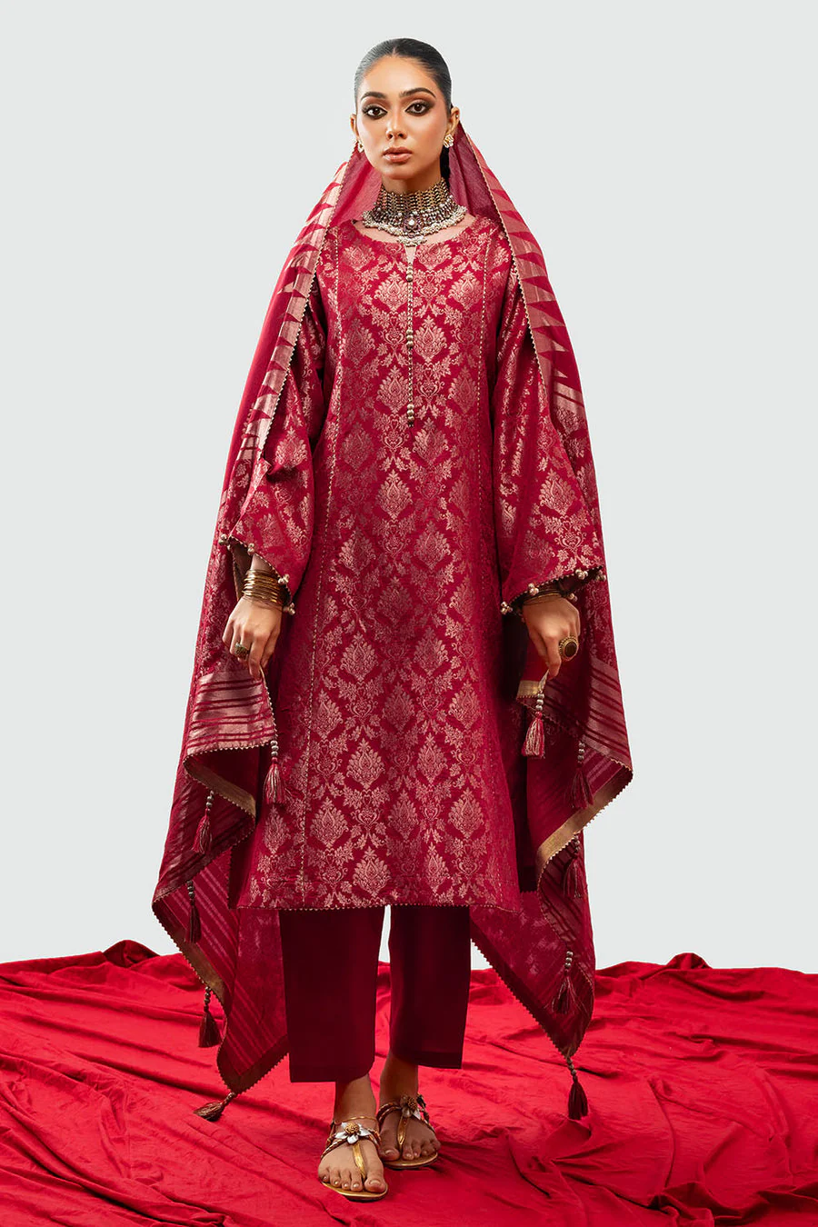 Gul Ahmed MJ-52044 Jacquard Winter 2025