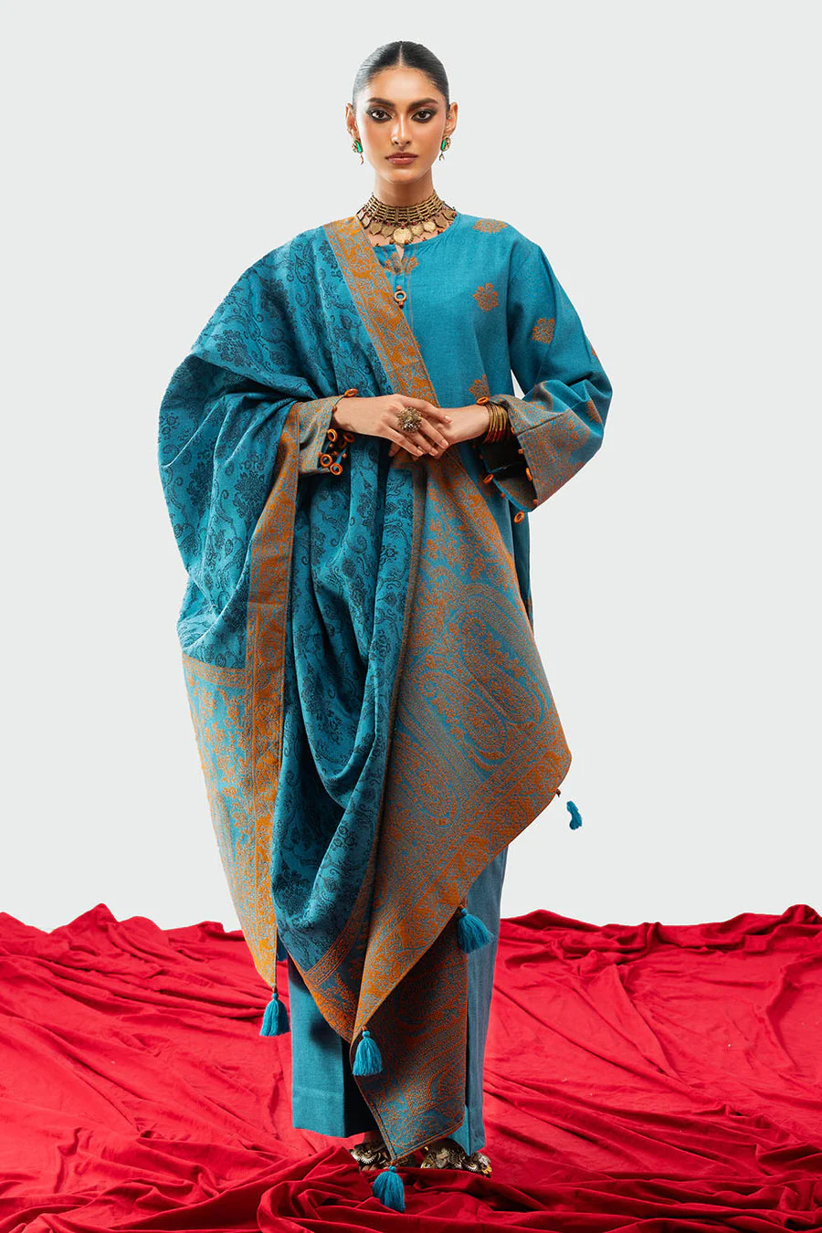 Gul Ahmed MJ-52050 Jacquard Winter 2025