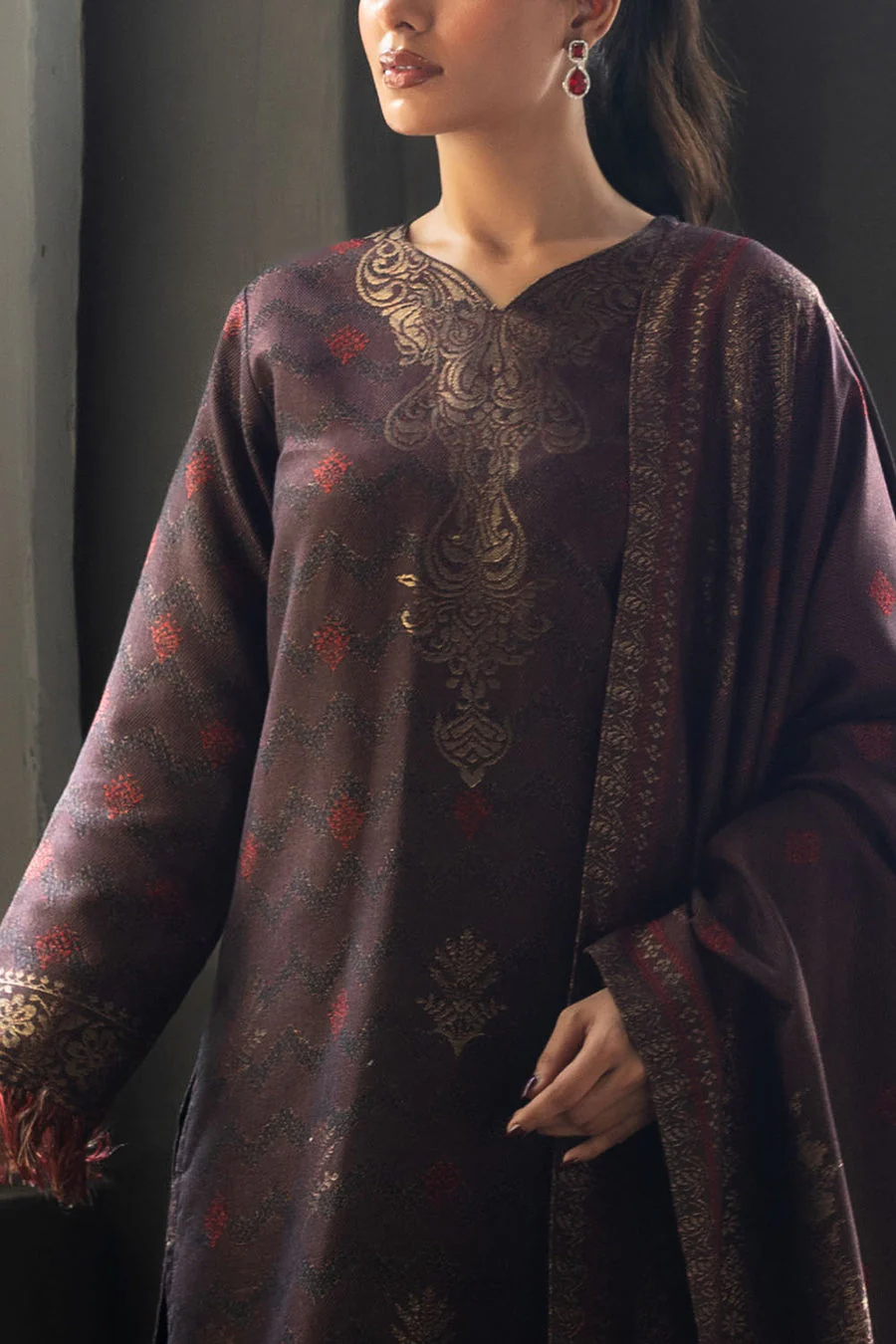 Gul Ahmed MJ-52052 Heer Winter 2025 - Image 2