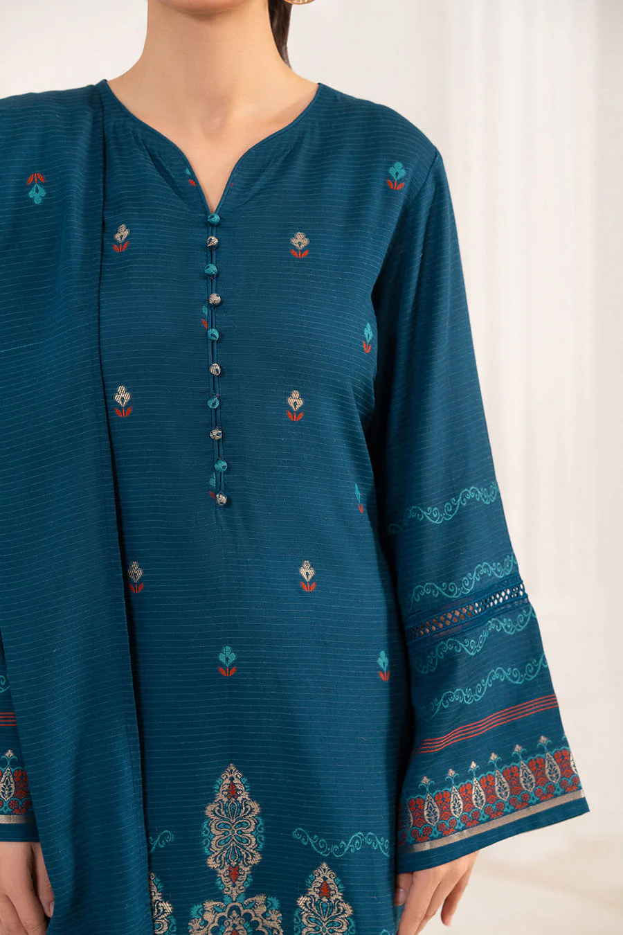 Gul Ahmed MJ-52060 Gul Mohar Winter Edit  2025 - Image 2