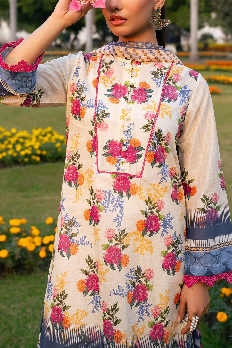 Gul Ahmed SD-52164 Lawn Speical 2026 - Image 2