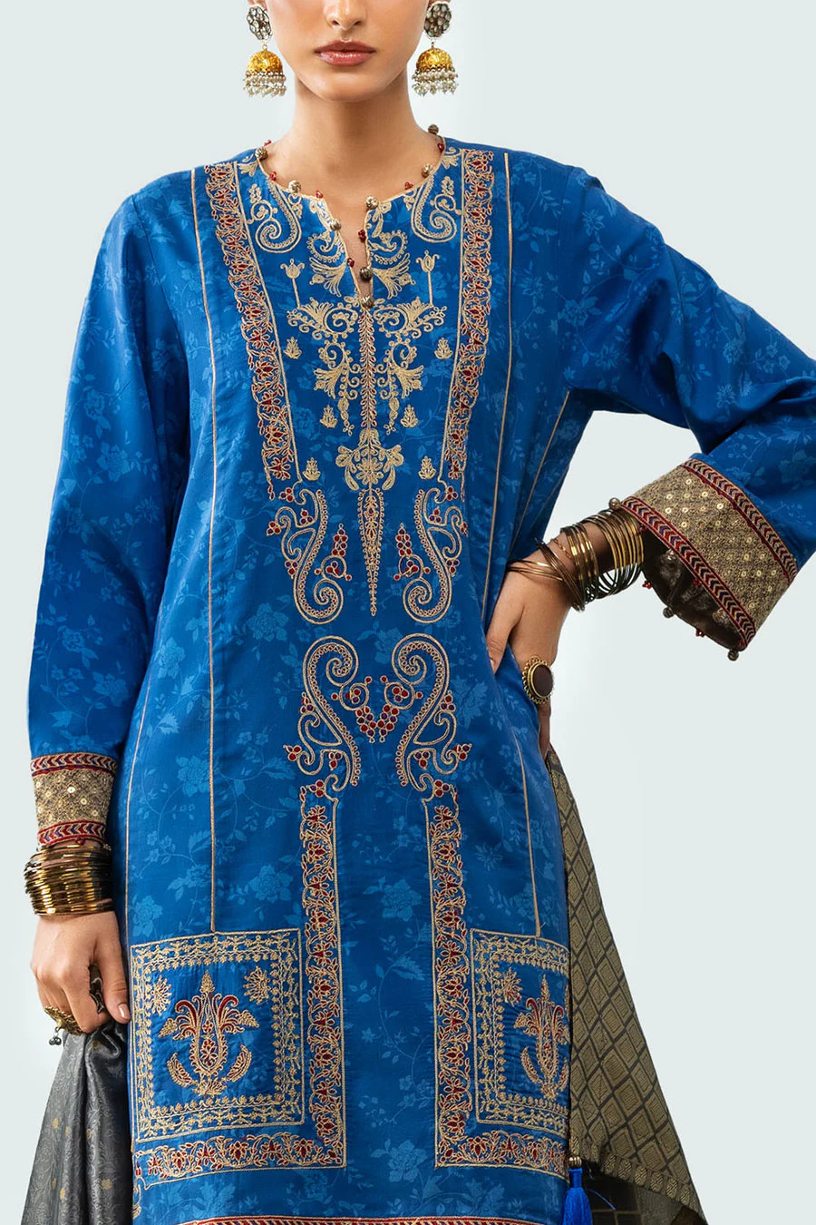 Gul Ahmed SP-52096 Jacquard Winter 2025 - Image 2