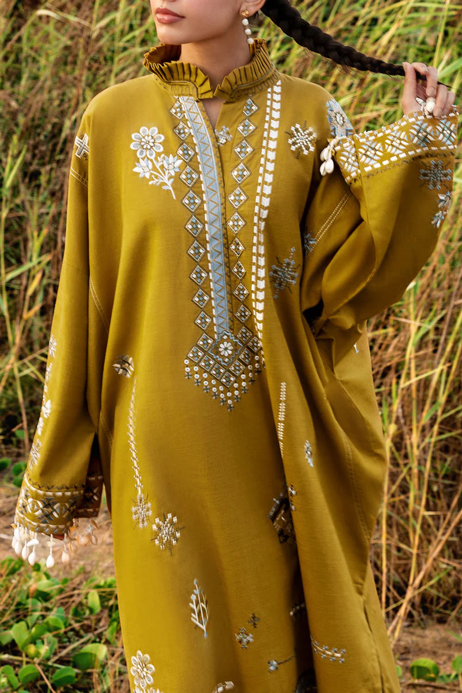 Gul Ahmed TK-52005 5 Piece Khaddar 2025 - Image 2