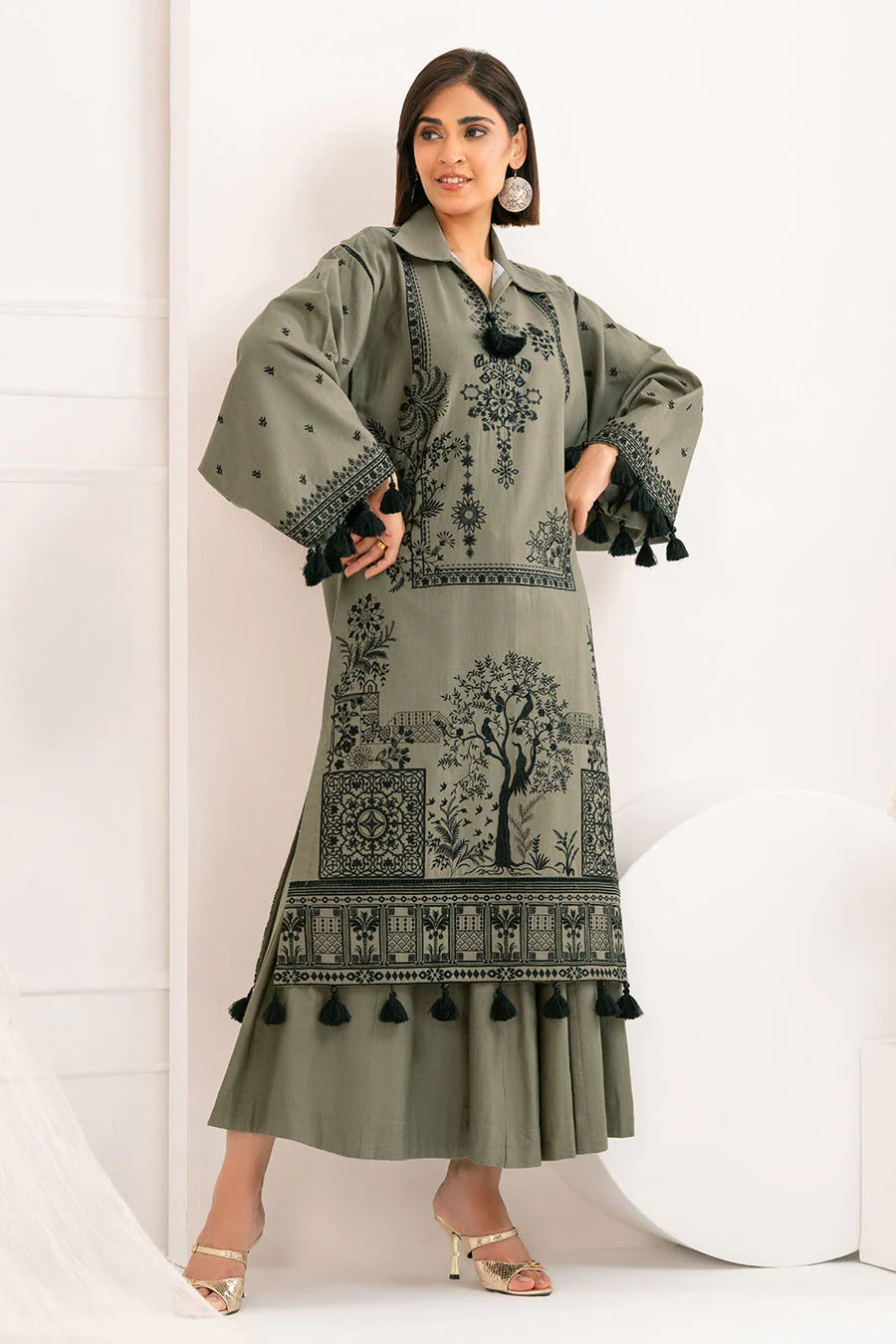 Gul Ahmed TK-52006 4 Piece Khaddar 2025