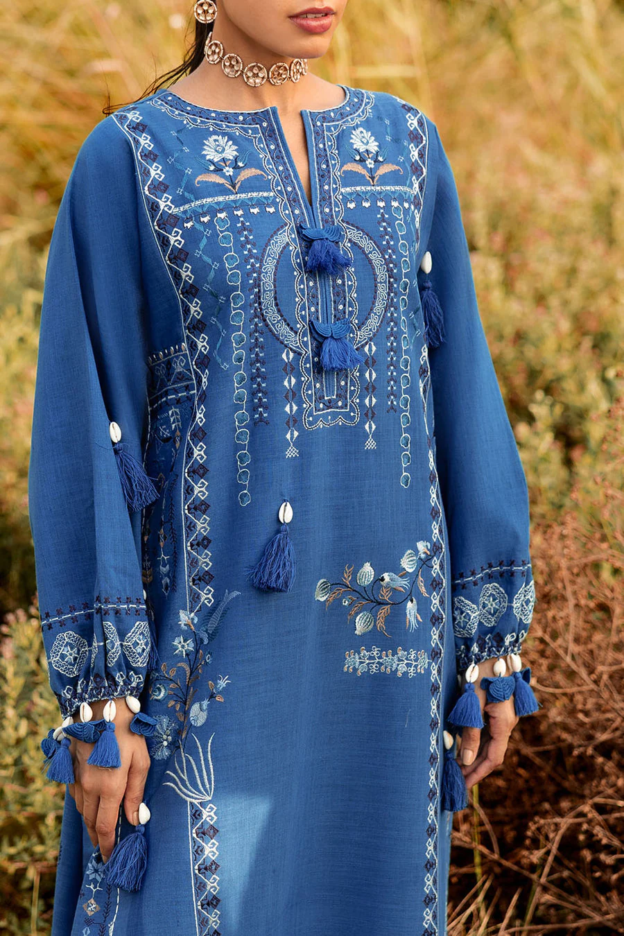 Gul Ahmed TK-52007 3 Piece Khaddar 2025 - Image 2