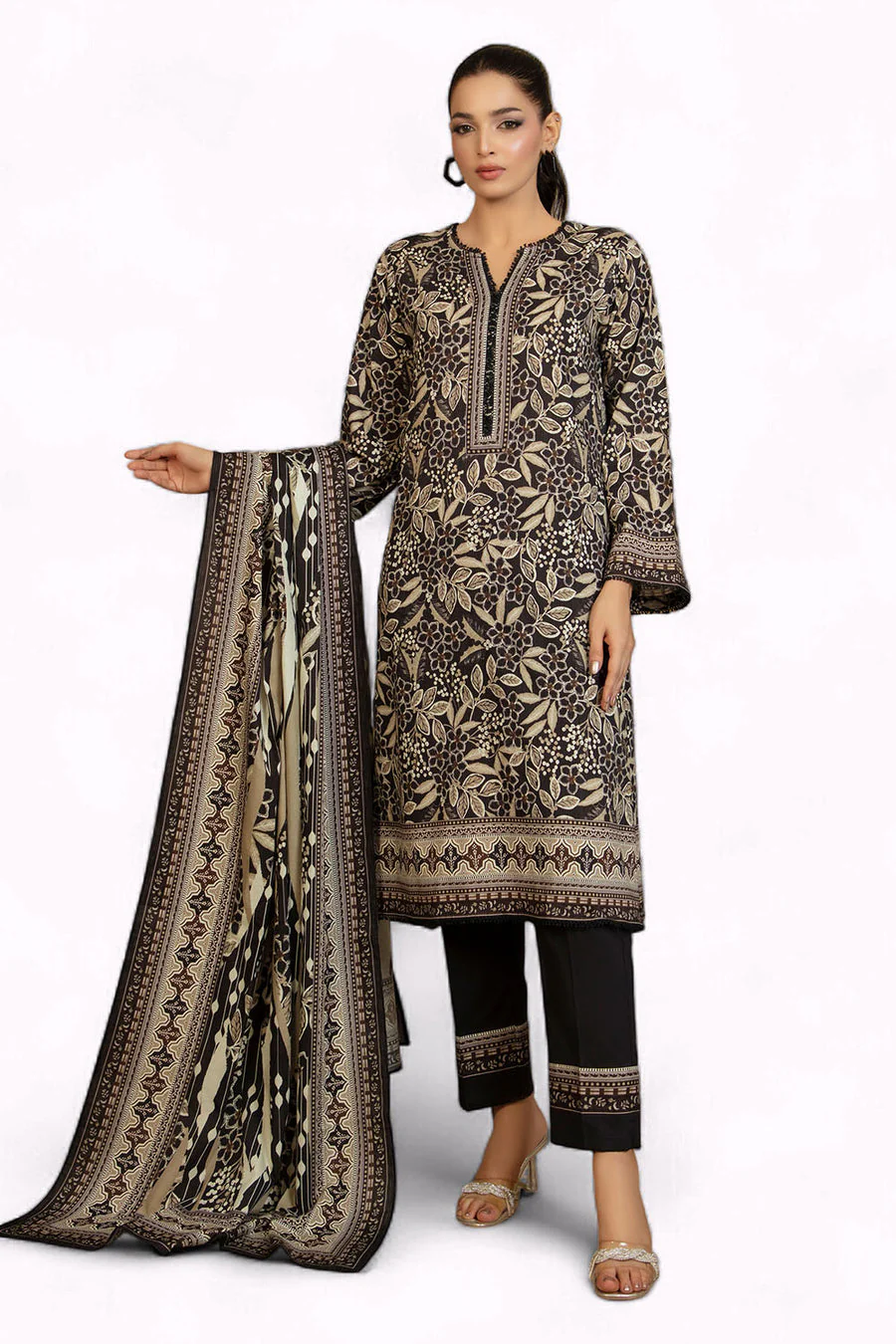 Gul Ahmed WNS-52053 Gul Mohar Winter Edit 2025