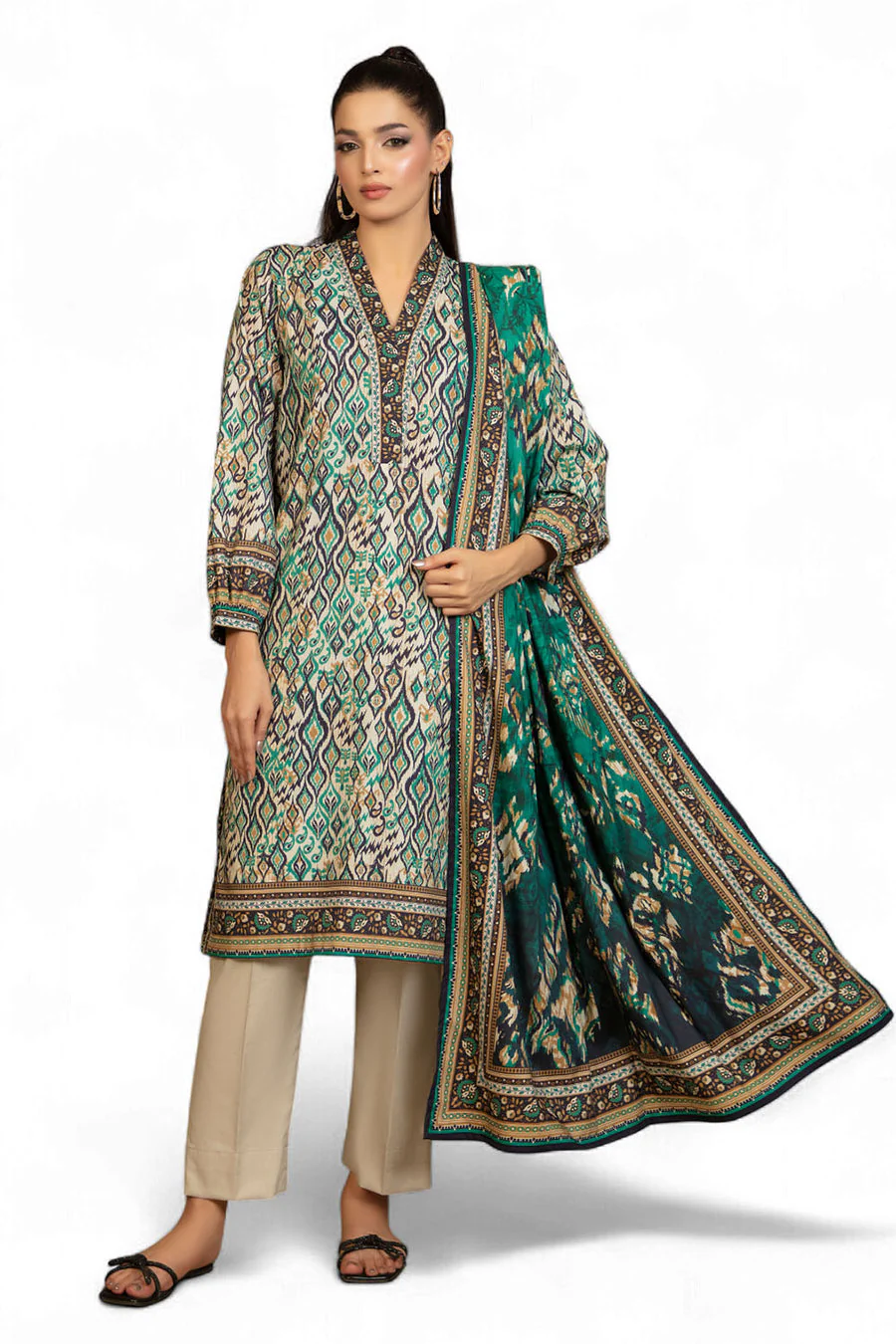 Gul Ahmed WNS-52054 Gul Mohar Winter Edit 2025