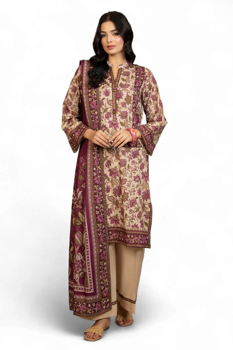 Gul Ahmed WNS-52055 Gul Mohar Winter Edit 2025