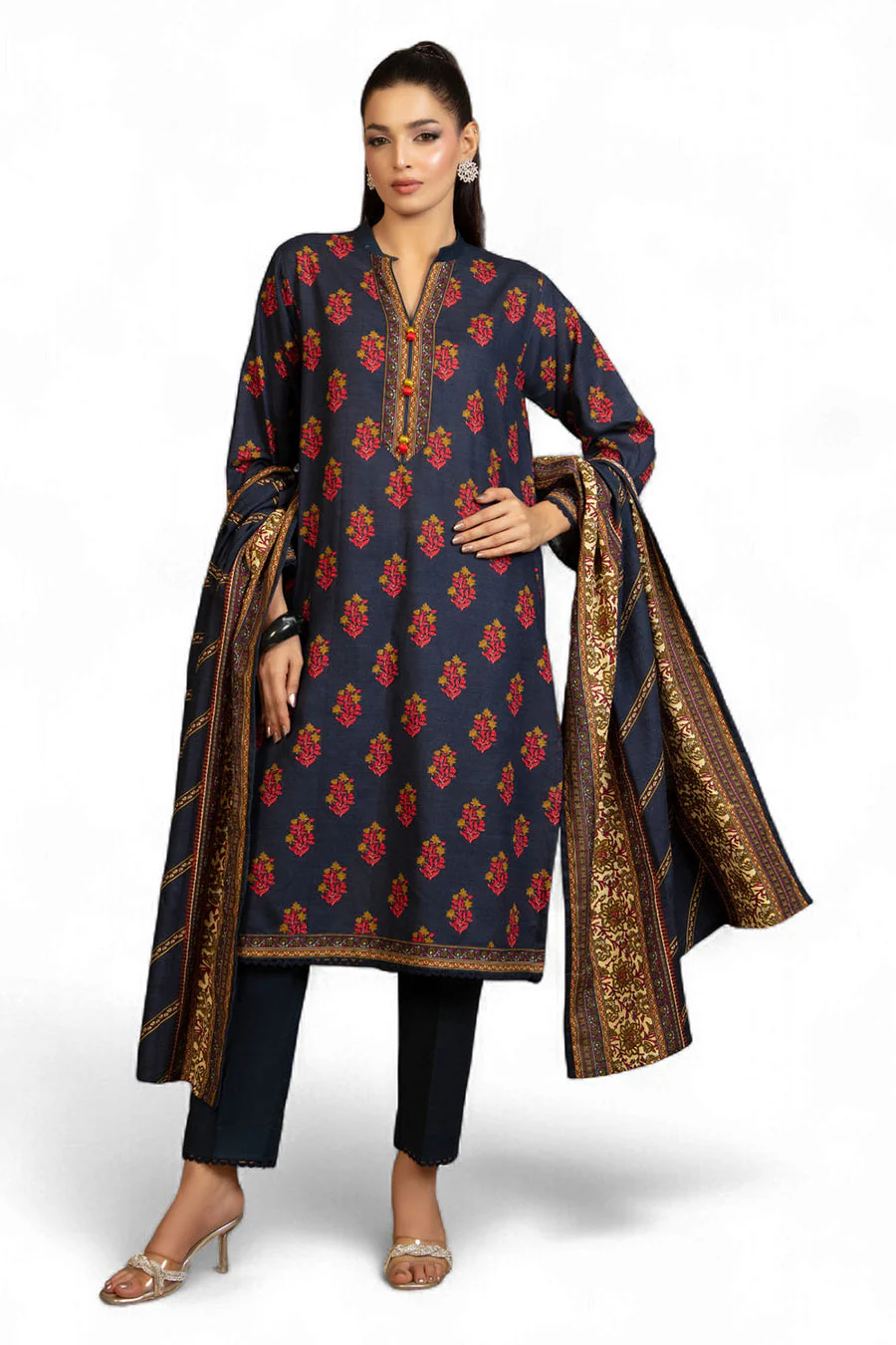 Gul Ahmed WNS-52062 Winter Ridham 2025