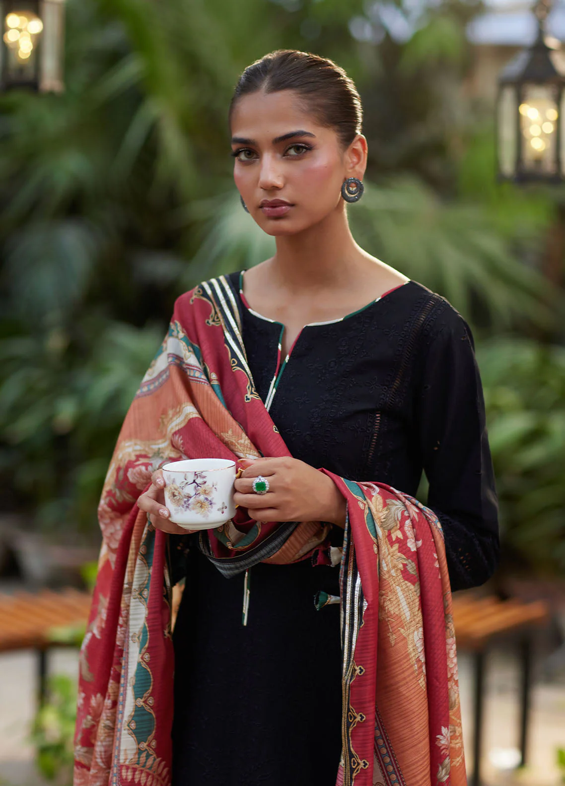Gulaal Solene Lumiere Chikankaari Lawn 2025 - Image 2