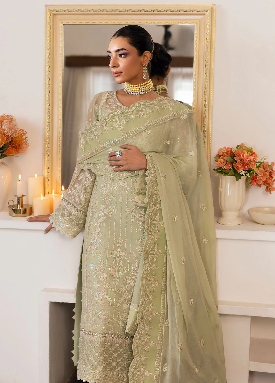 Gulaal Virida Reverie Embroidered Chiffon 2025 - Image 2