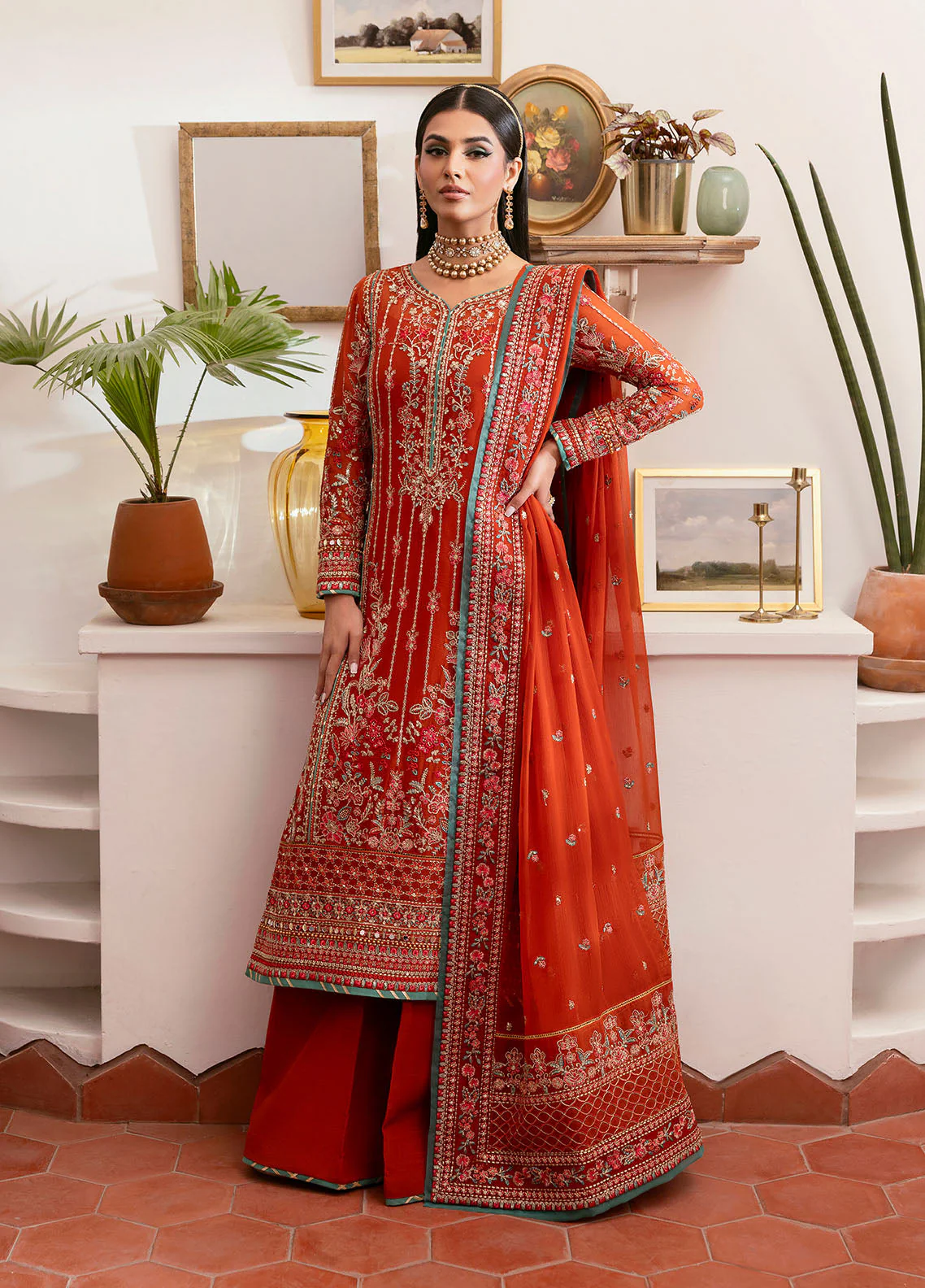 Gulaal Zarna Reverie Embroidered Chiffon 2025
