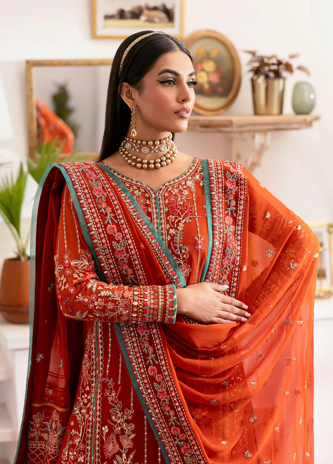 Gulaal Zarna Reverie Embroidered Chiffon 2025 - Image 2