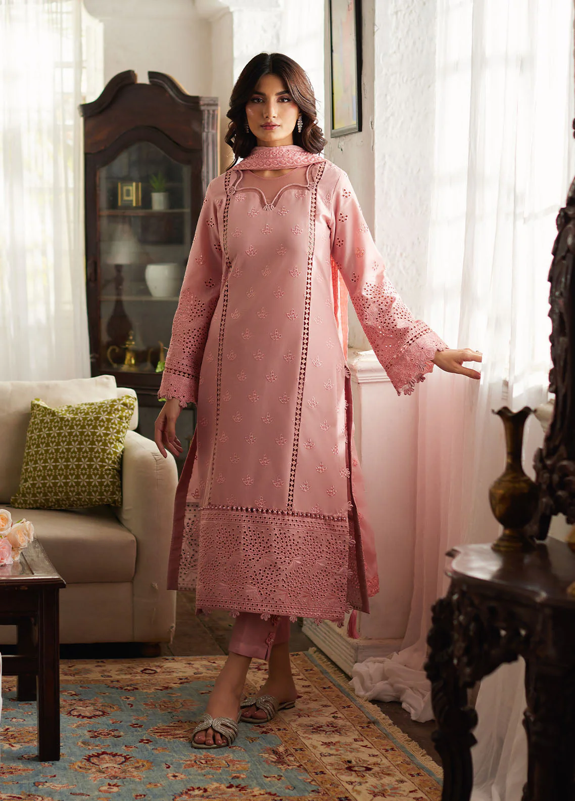 Gulaal Zerin Lumiere Chikankaari Lawn 2025