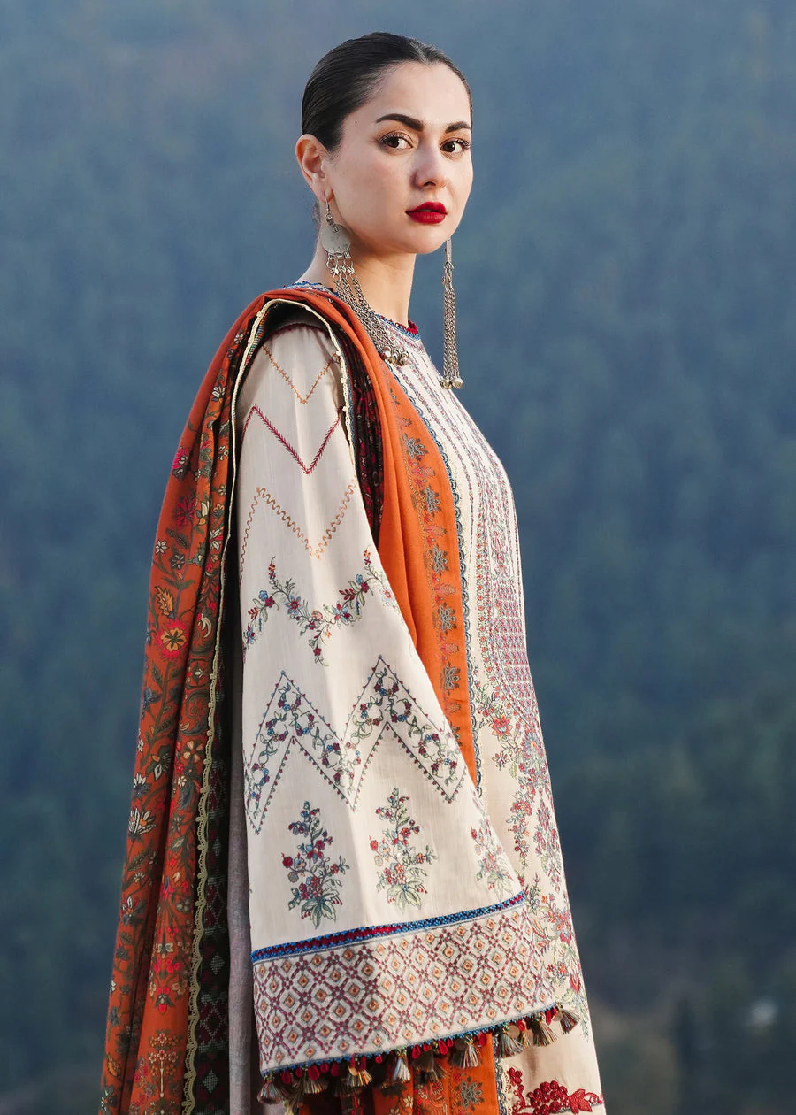 Hussain Rehar Almas Winter Shawl Collection 2024 - Image 2