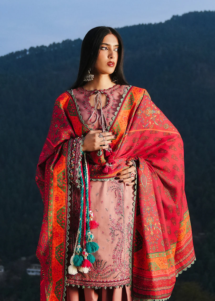 Hussain Rehar Mehr Winter Shawl Collection 2024 - Image 2