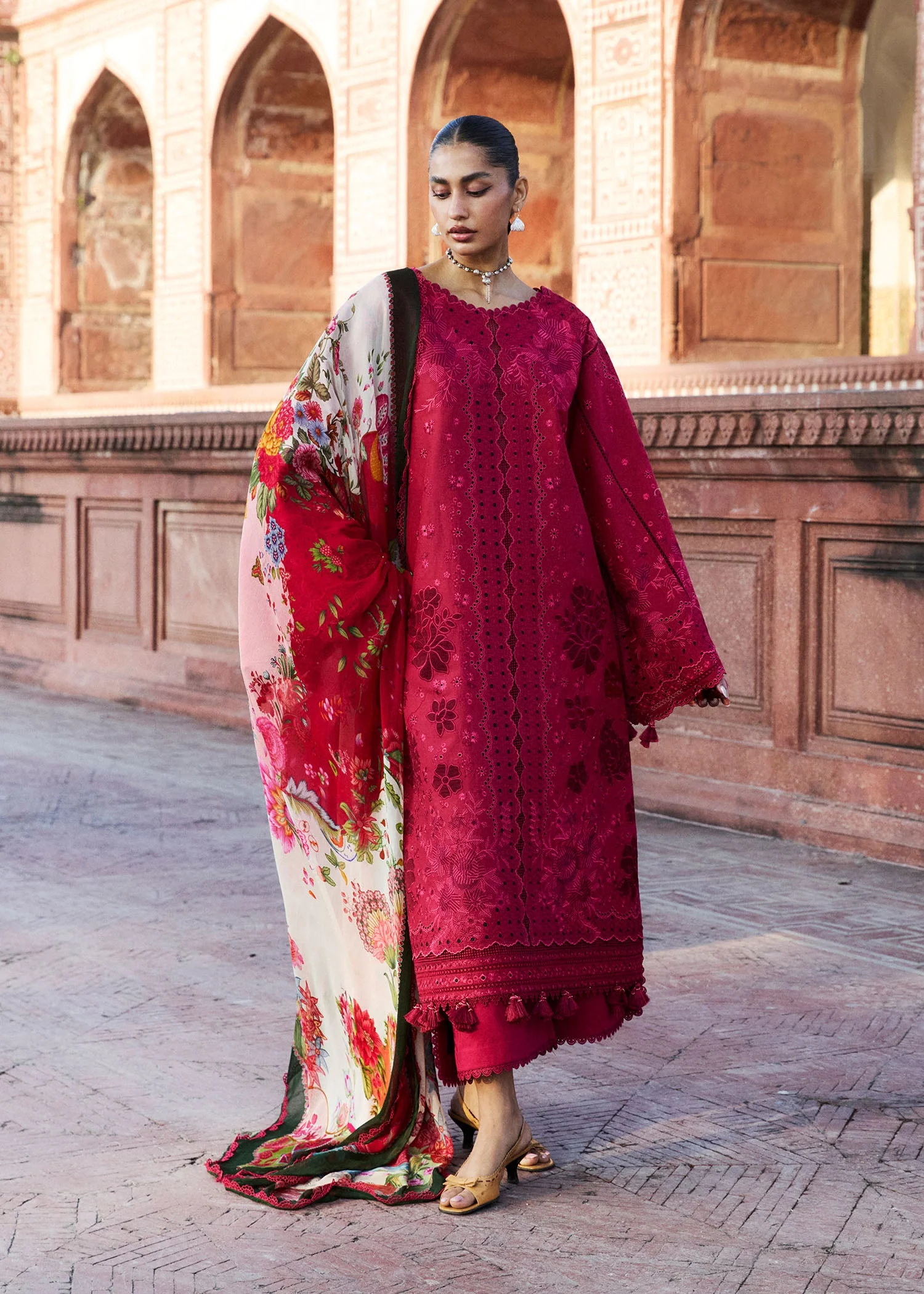 Hussain Rehar Qermez Zan Spring Summer 2026