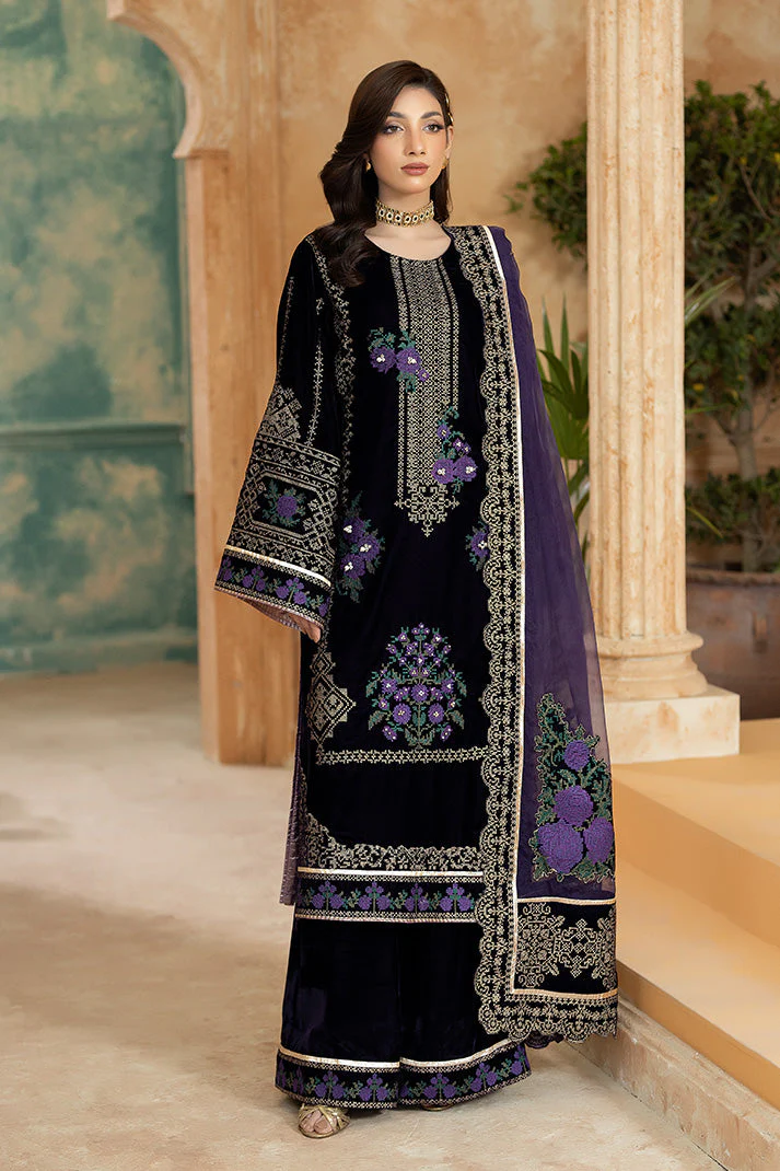 Imrozia Premium I.V-26 Nigha Rukh-E-Makhmal 2025 - Image 2
