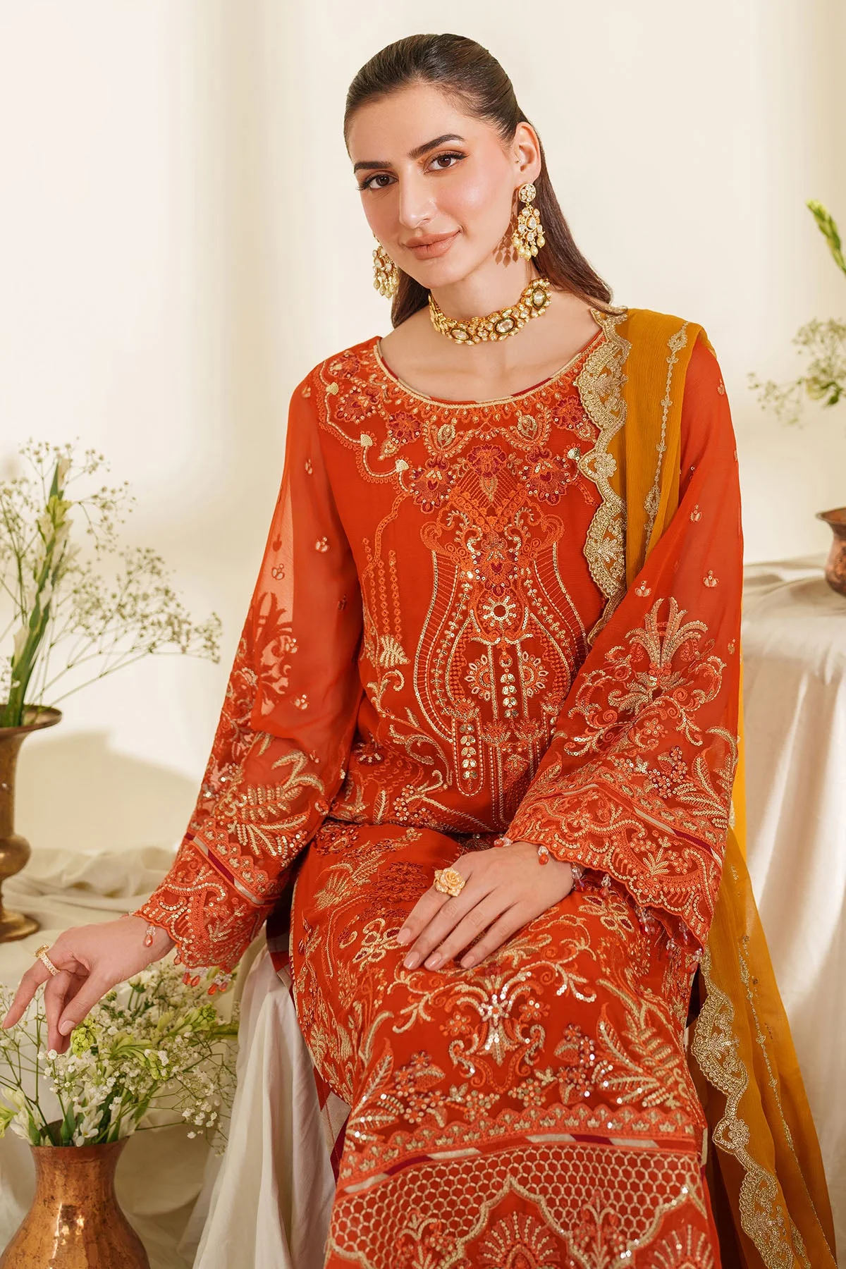 Imrozia Premium M-100 Sira Noore Luxury Chiffon 2025 - Image 2