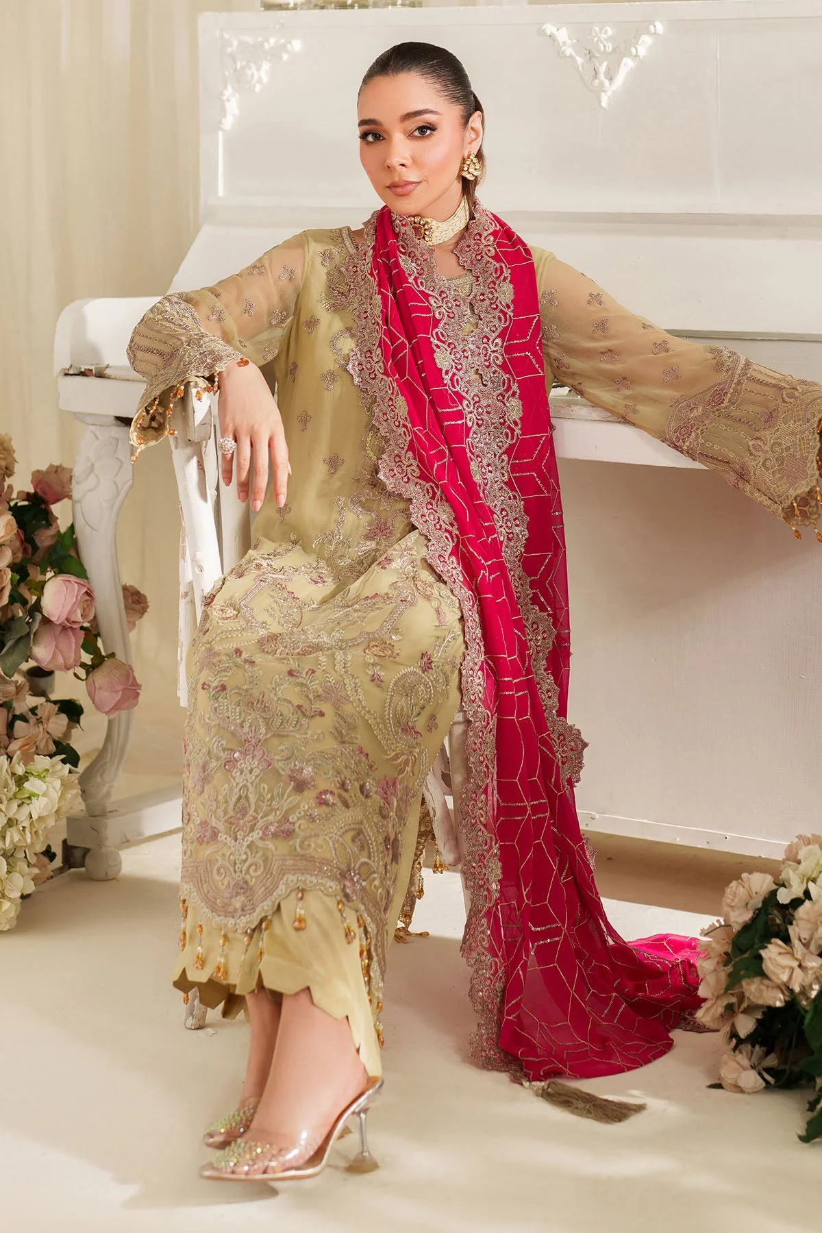 Imrozia Premium M-95 Dhalia Noore Luxury Chiffon 2025 - Image 2