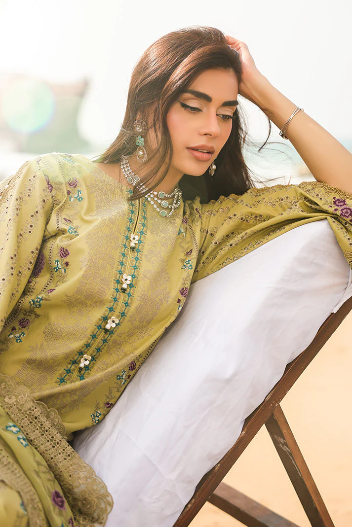 Imrozia Premium SL-102 Anaya Hania Luxury Lawn 2026 - Image 2