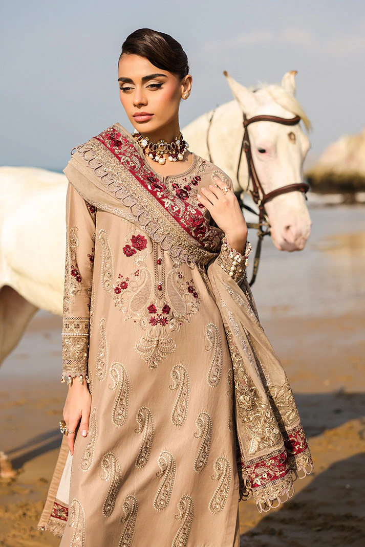 Imrozia Premium SL-107 Parizay Hania Luxury Lawn 2026 - Image 2