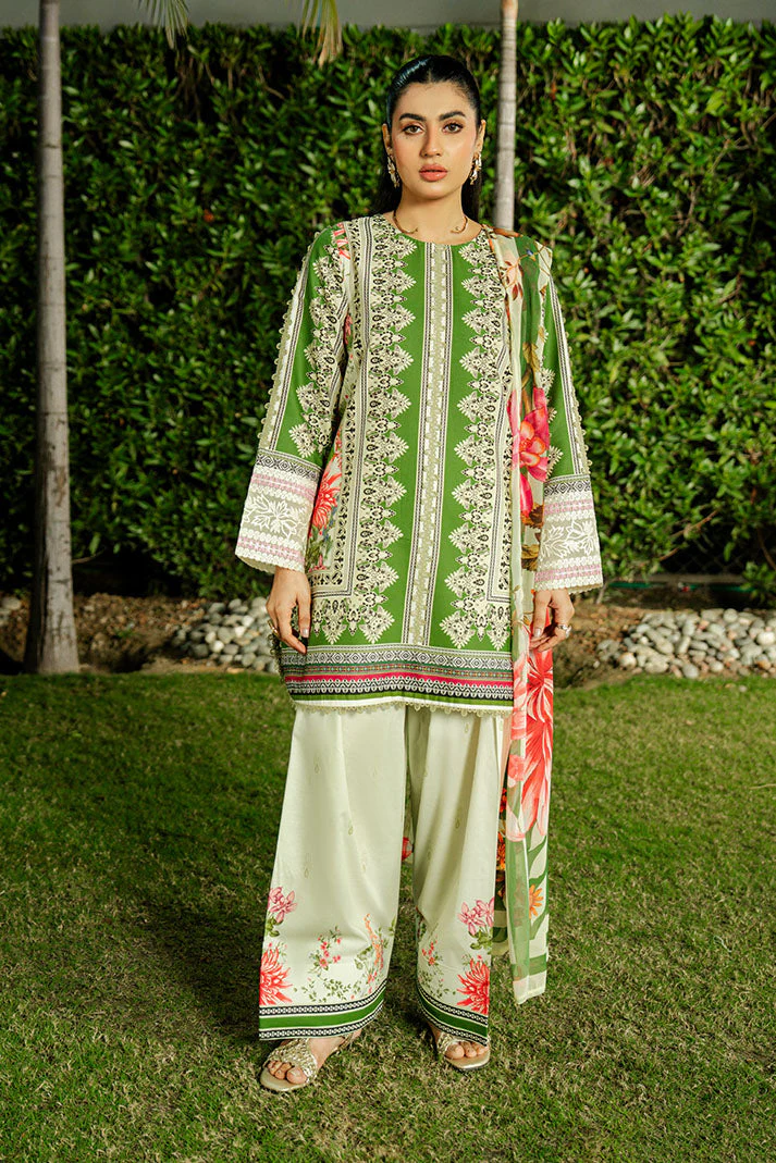 Imrozia Premium SL-122 Olive Jardin Dahlia Summer Lawn 2026