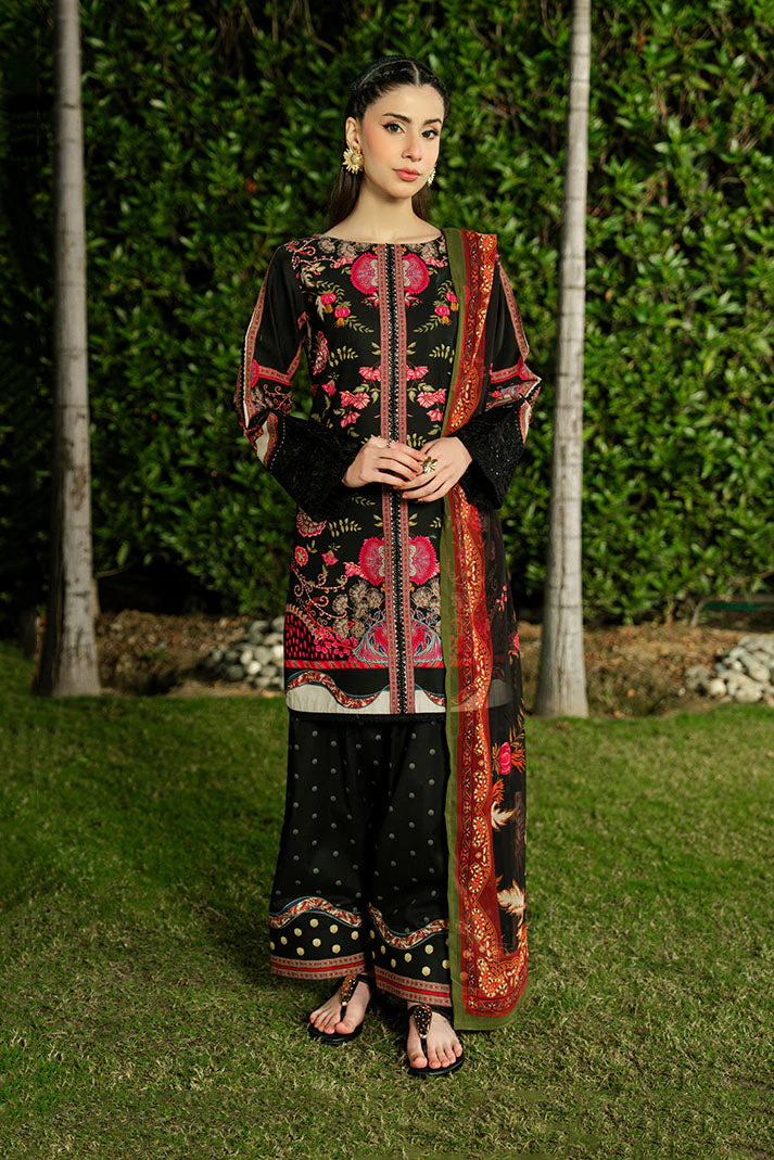 Imrozia Premium SL-123 Noir Rouge Dahlia Summer Lawn 2026