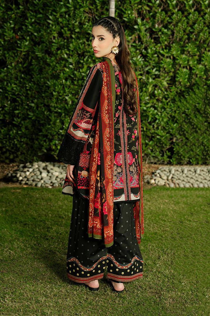 Imrozia Premium SL-123 Noir Rouge Dahlia Summer Lawn 2026 - Image 2