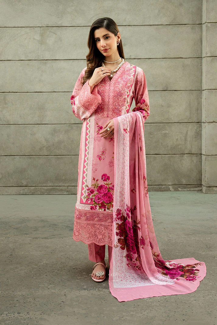 Imrozia Premium SL-124 Rose Petal Dahlia Summer Lawn 2026