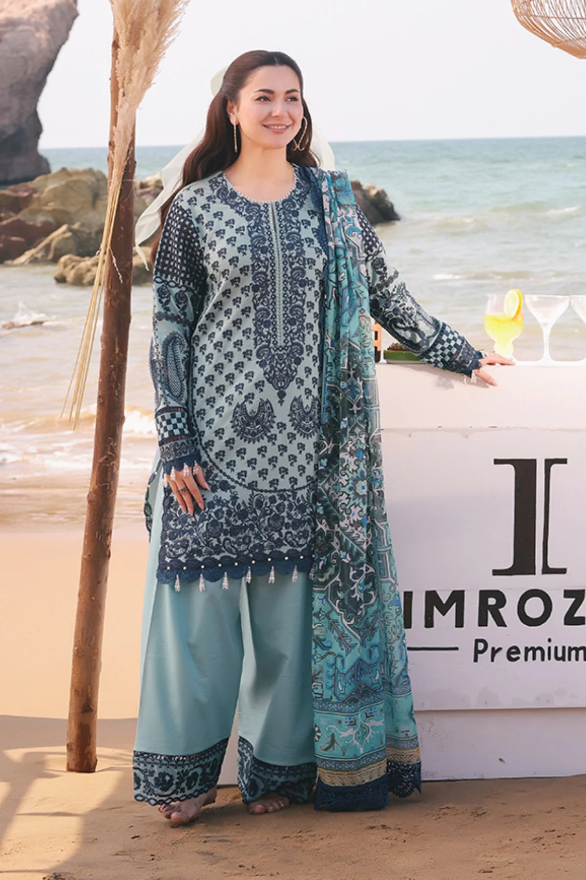 Imrozia Premium SL 75 A Parizay Hania Luxury Lawn 2025