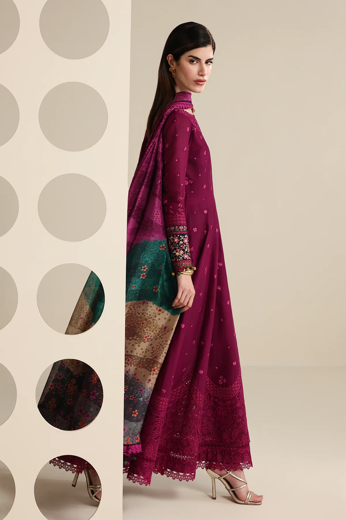 Jazmin IL26-D02 Iris Luxury Lawn 2026 - Image 2