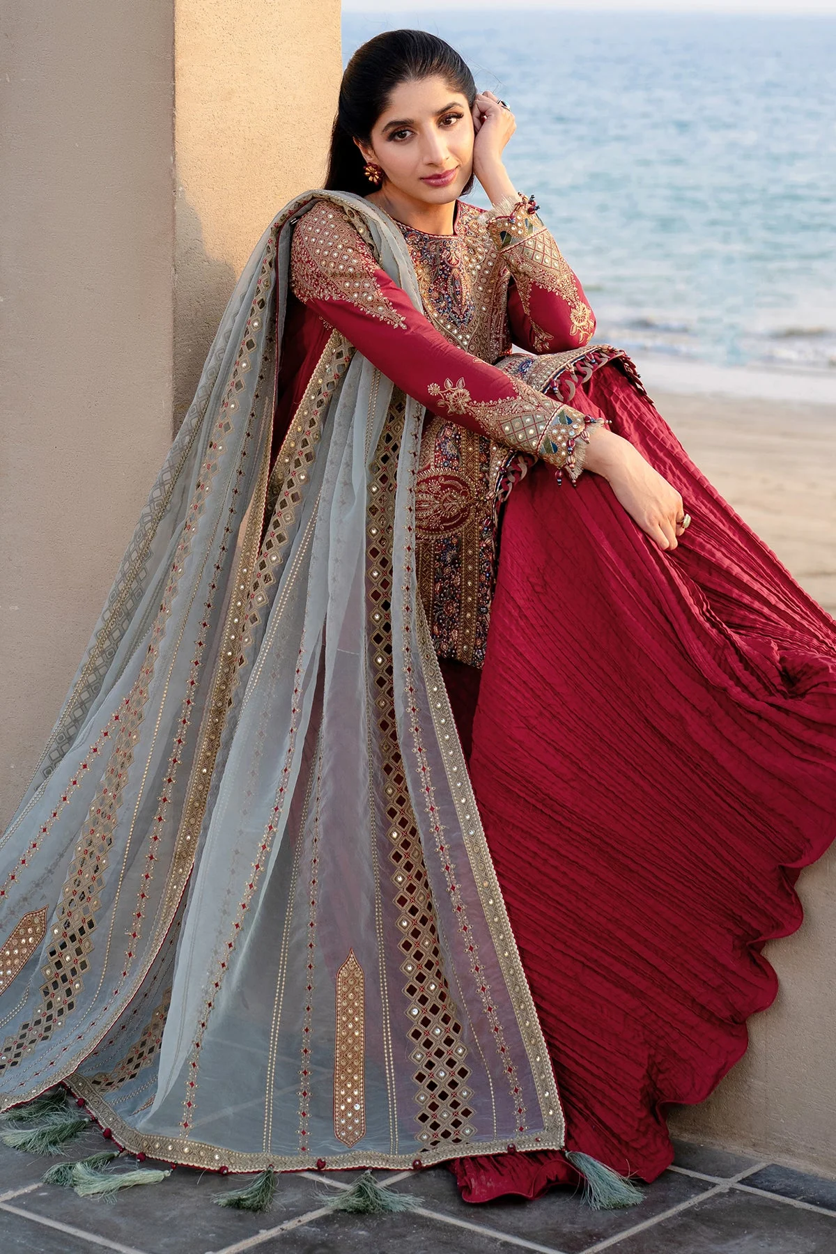 Jazmin SL25-D5 Shahkaar Luxury Lawn 2025 - Image 2