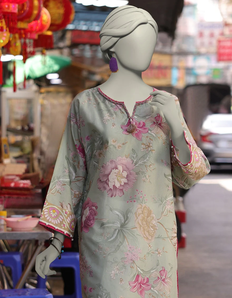 Junaid Jamshaid 1PC-JLAWN-S-JSU-25-902 Multicolor Lawn Printed Shades Of Summer 2025 - Image 2