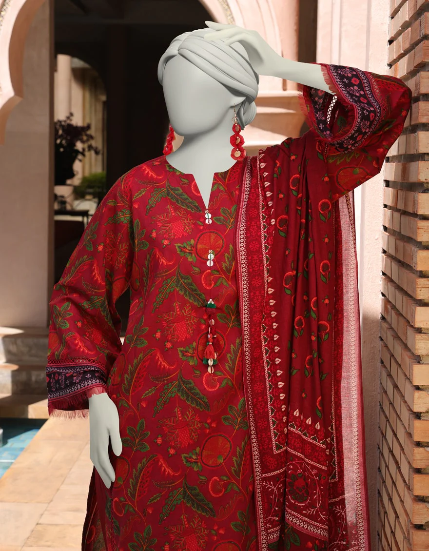 Junaid Jamshaid 2PC-JLAWN-S-JDS-25-1016 Multicolor Lawn Printed Shades Of Summer 2025 - Image 2