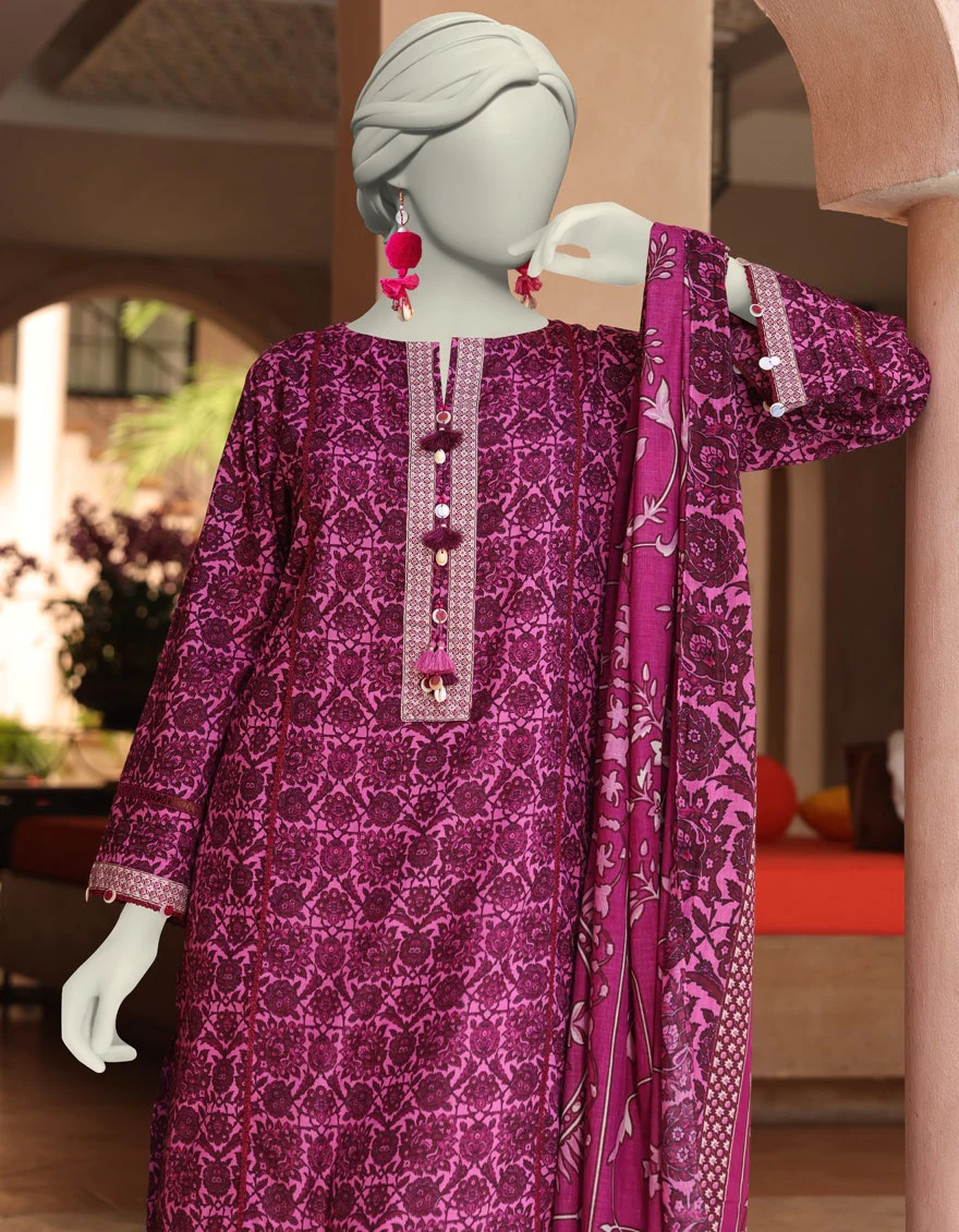 Junaid Jamshaid 2PC-JLAWN-S-JDS-25-1020 Multicolor Lawn Printed Shades Of Summer 2025 - Image 2