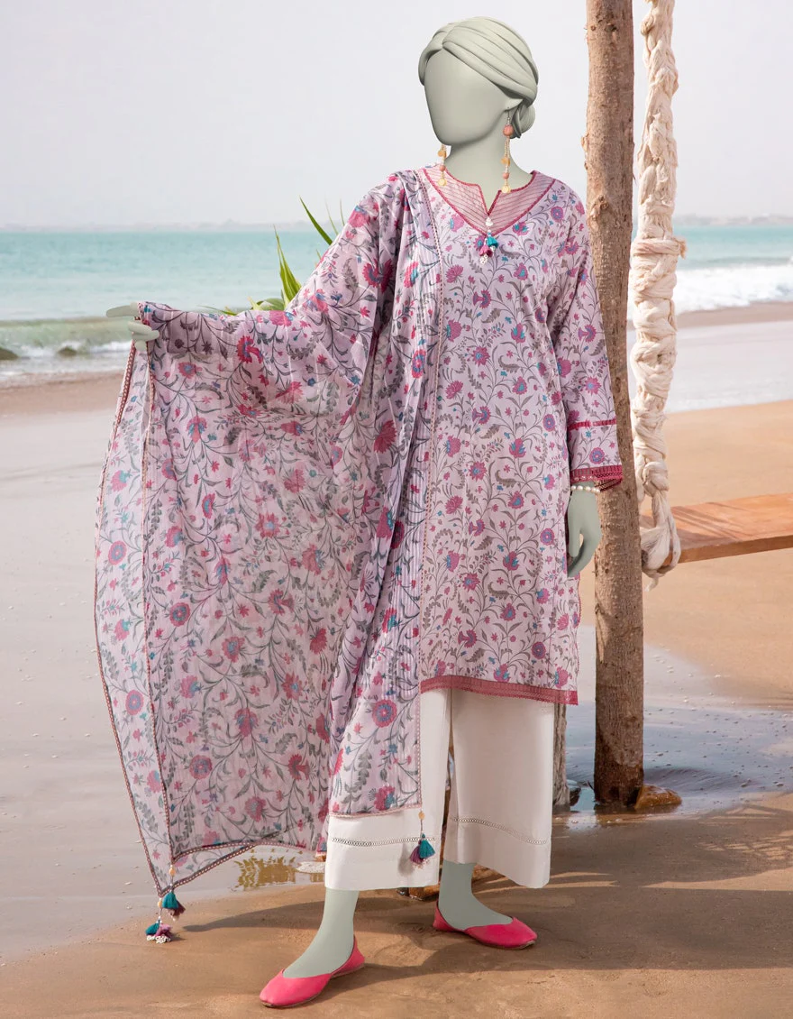 Junaid Jamshaid 2PC-JLAWN-S-JDS-25-1029 Multicolor Lawn Printed Shades Of Summer 2025
