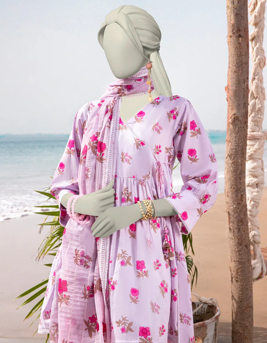 Junaid Jamshaid 2PC-JLAWN-S-JDS-25-1030 Multicolor Lawn Printed Shades Of Summer 2025 - Image 2