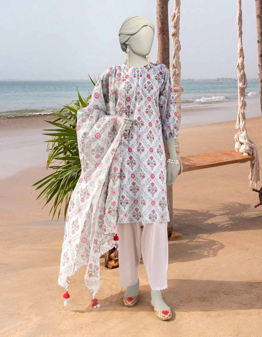 Junaid Jamshaid 2PC-JLAWN-S-JDS-25-1031 Multicolor Lawn Printed Shades Of Summer 2025