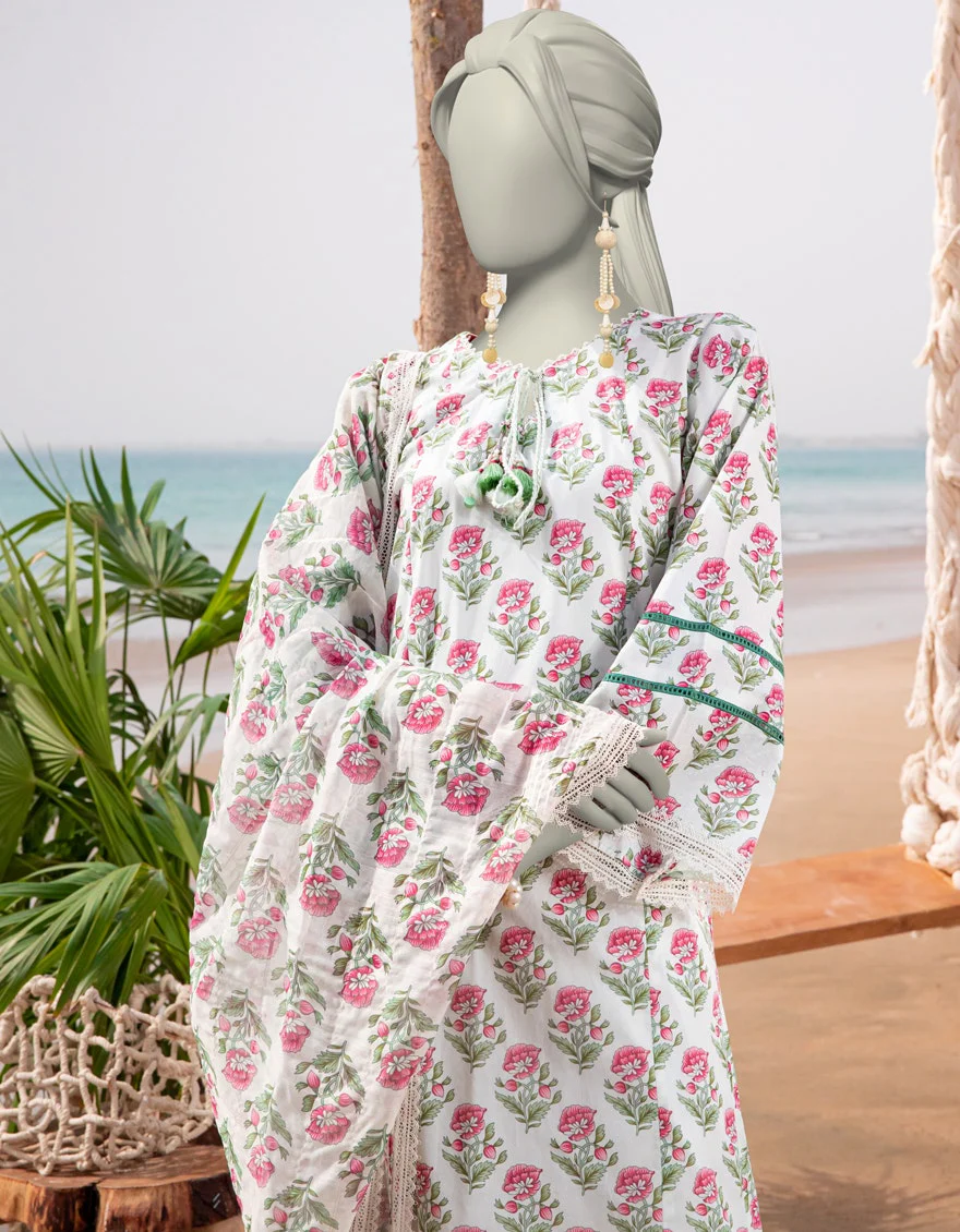 Junaid Jamshaid 2PC-JLAWN-S-JDS-25-1034 Multicolor Lawn Printed Shades Of Summer 2025 - Image 2