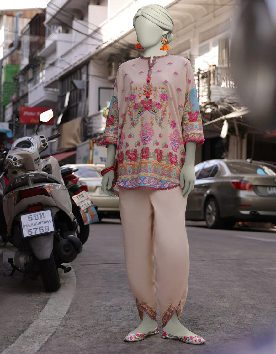 Junaid Jamshaid 2PC-JLAWN-S-JST-25-2021 Multicolor Lawn Printed Shades Of Summer 2025