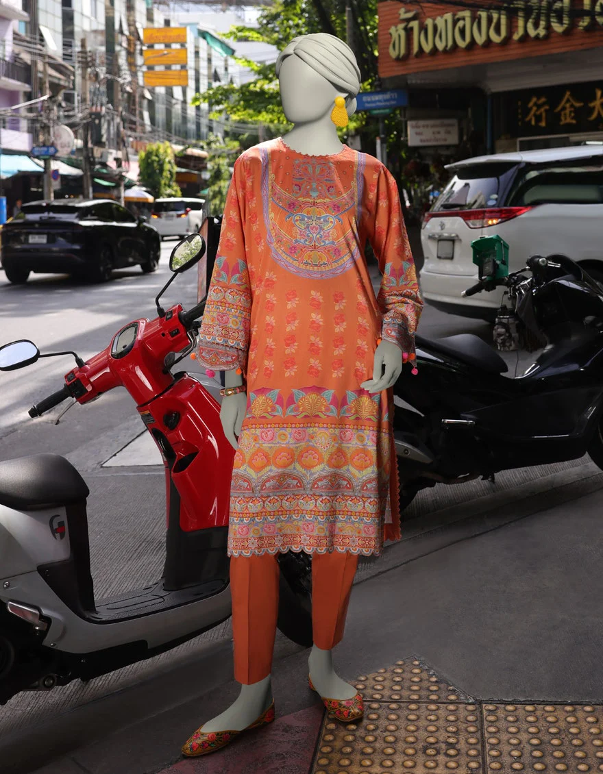 Junaid Jamshaid 2PC-JLAWN-S-JST-25-2022 Multicolor Lawn Printed Shades Of Summer 2025
