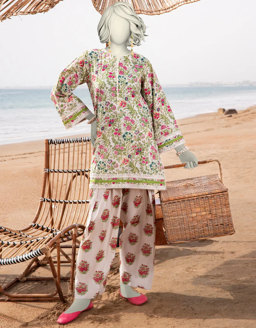Junaid Jamshaid 2PC-JLAWN-S-JST-25-2029 Multicolor Lawn Printed Shades Of Summer 2025