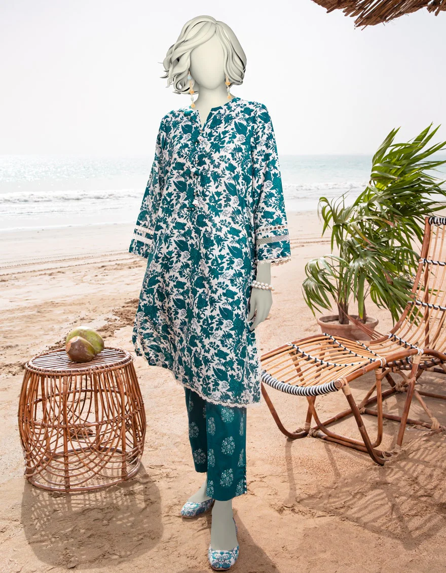 Junaid Jamshaid 2PC-JLAWN-S-JST-25-2030 Multicolor Lawn Printed Shades Of Summer 2025