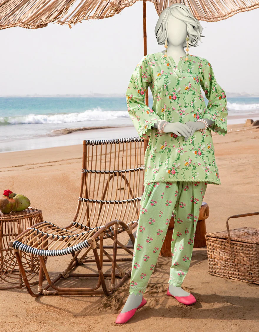 Junaid Jamshaid 2PC-JLAWN-S-JST-25-2032 Multicolor Lawn Printed Shades Of Summer 2025
