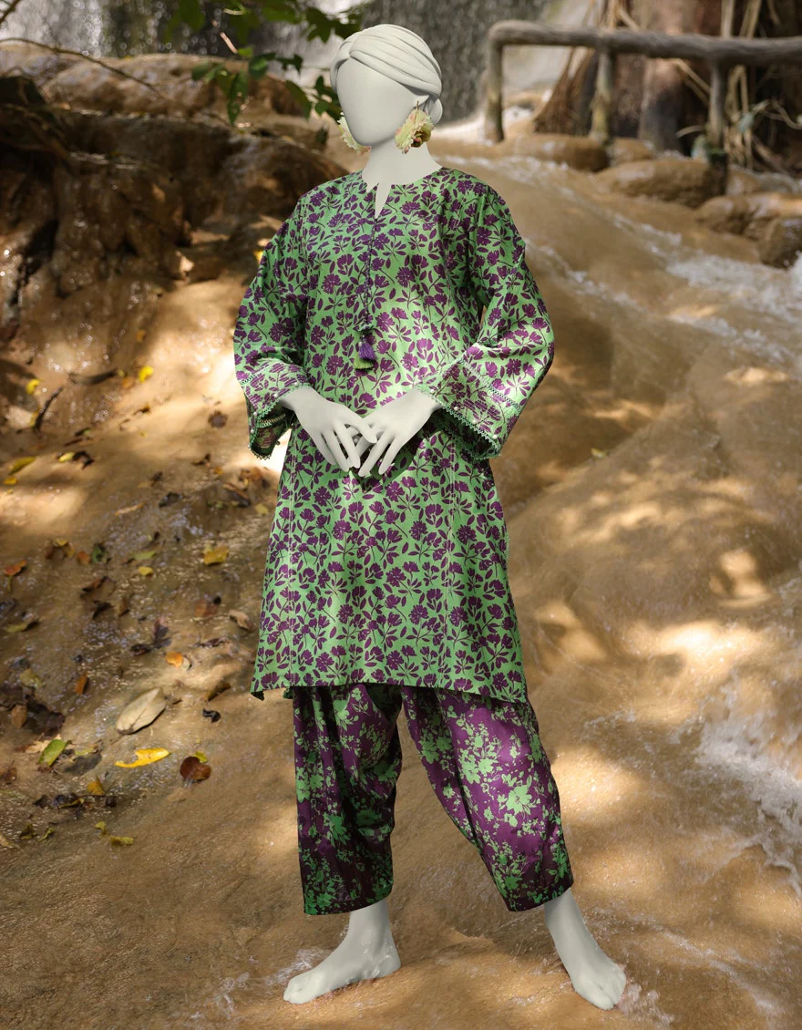 Junaid Jamshaid 2PC-JLAWN-S-JST-25-2036 Multicolor Lawn Printed Shades Of Summer 2025