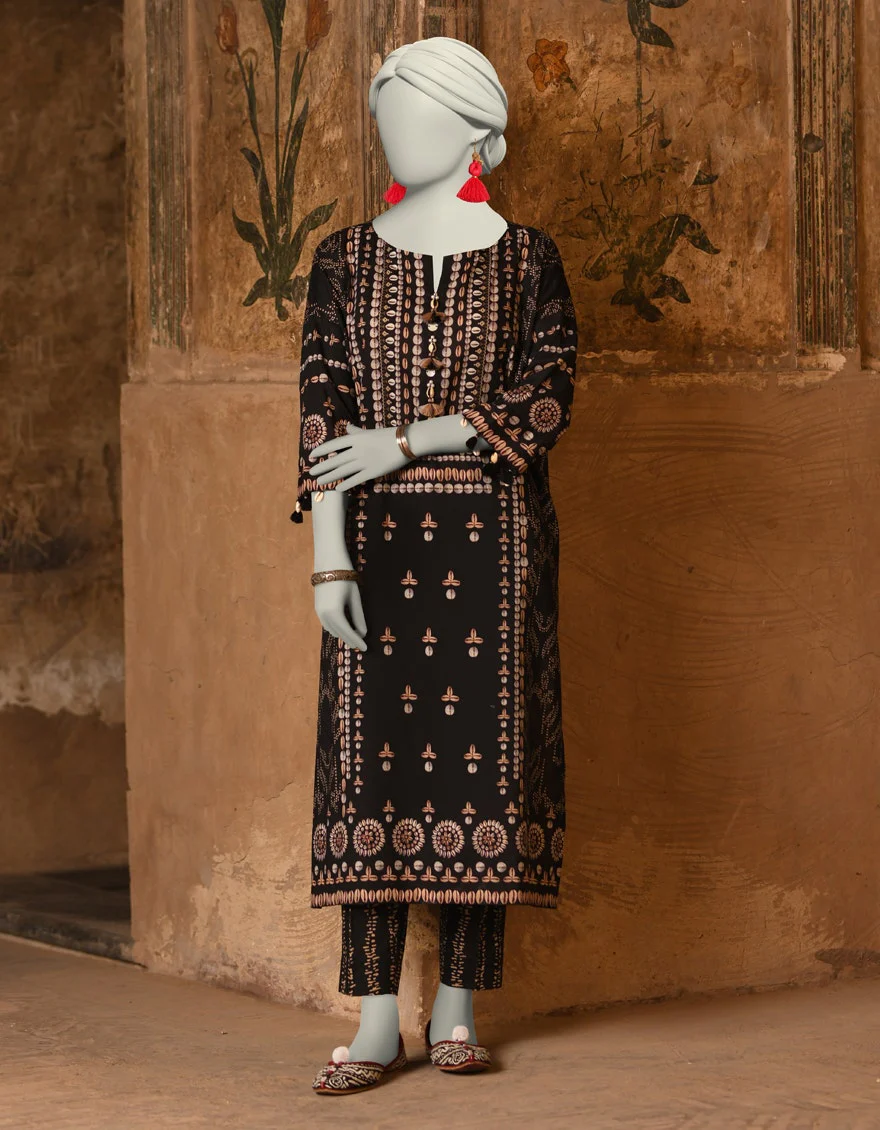 Junaid Jamshaid 2PC-JLAWN-S-JST-25-2037 Multicolor Lawn Printed Shades Of Summer 2025