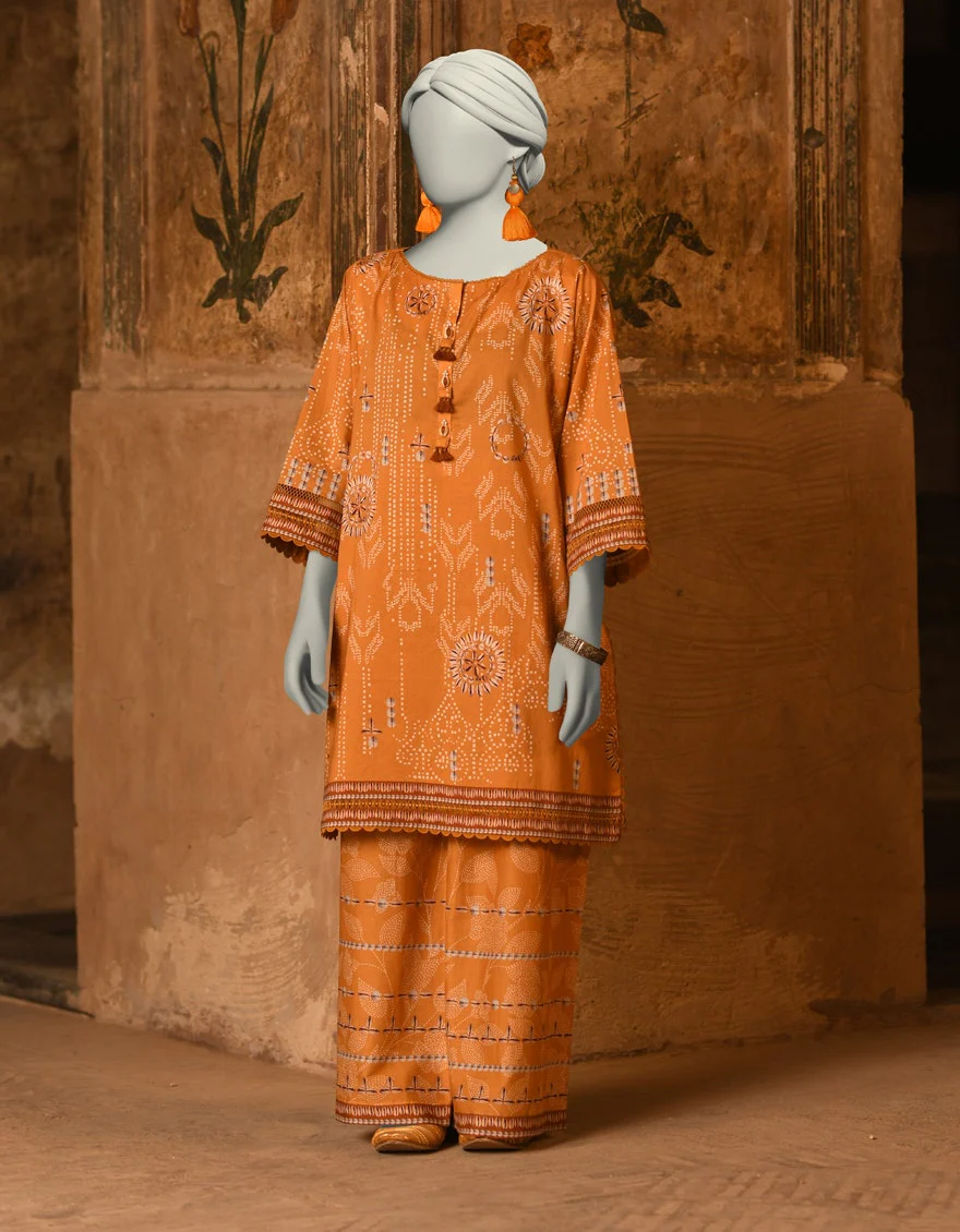Junaid Jamshaid 2PC-JLAWN-S-JST-25-2040 Multicolor Lawn Printed Shades Of Summer 2025