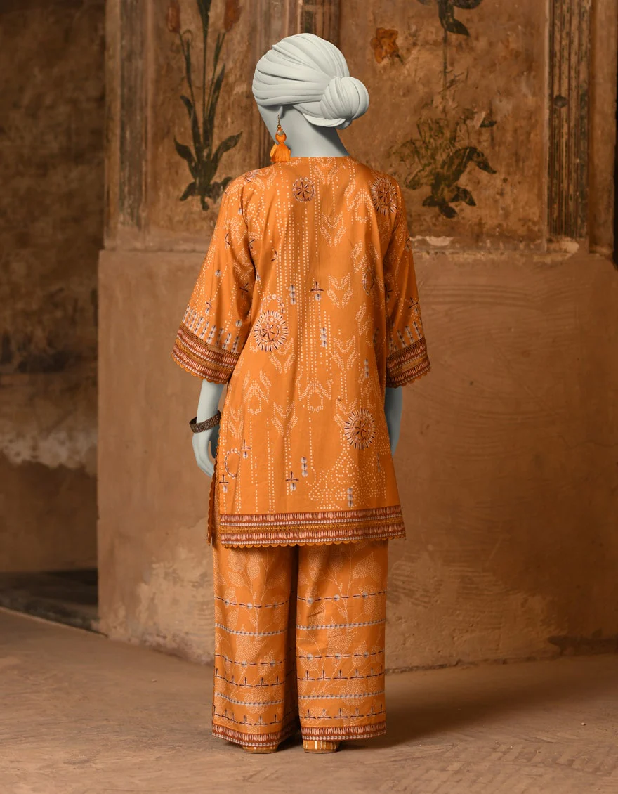 Junaid Jamshaid 2PC-JLAWN-S-JST-25-2040 Multicolor Lawn Printed Shades Of Summer 2025 - Image 2