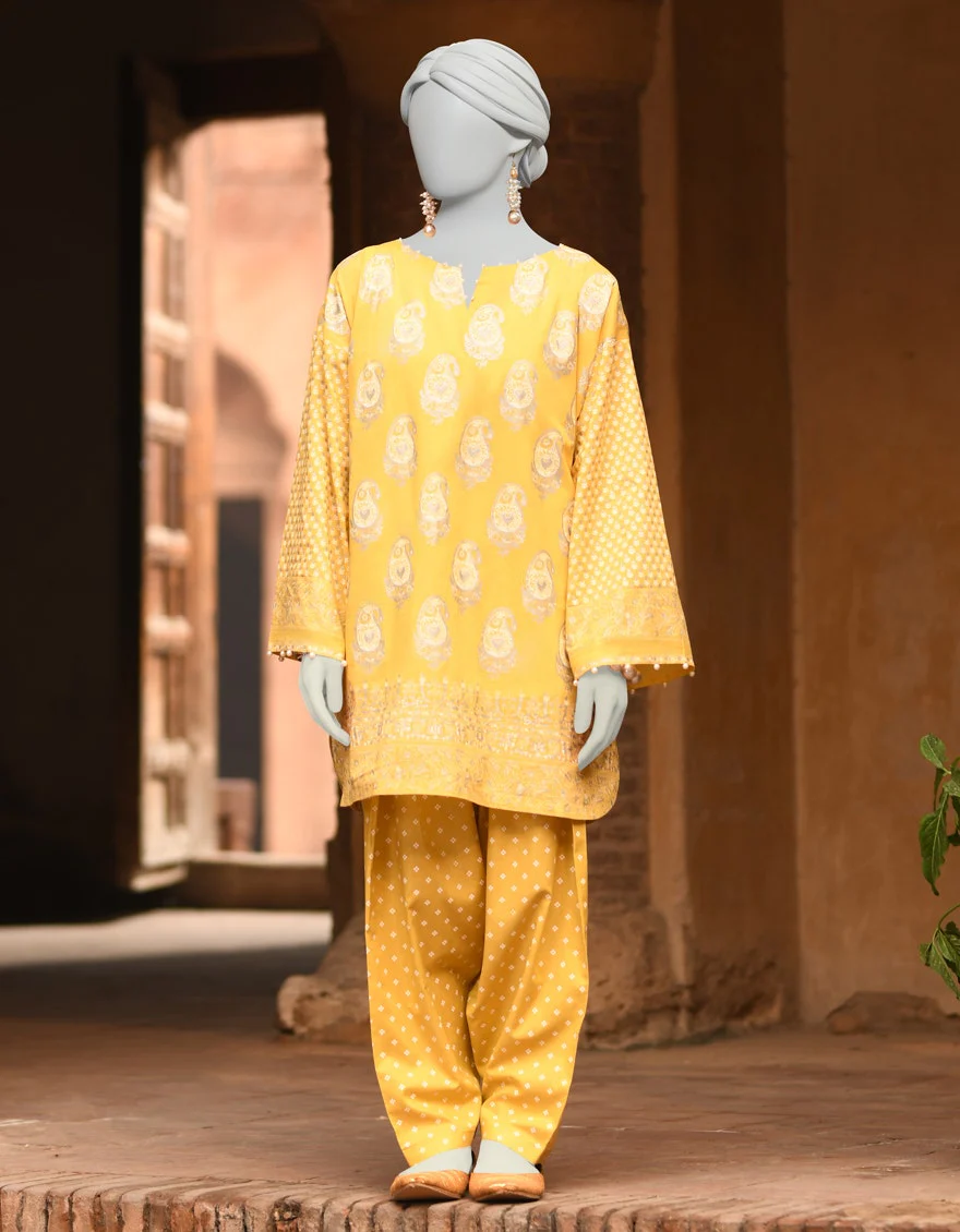 Junaid Jamshaid 2PC-JLAWN-S-JST-25-2049 Multicolor Lawn Printed Shades Of Summer 2025